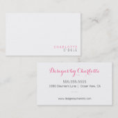 Moderne Visitekaartjes (Voorkant / Achterkant)