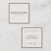 Moderne Visitekaartjes (Voorkant / Achterkant)