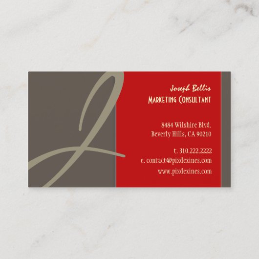 Moderne visitekaartjes (Achterkant)