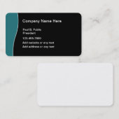 Moderne Visitekaartjes afgeronde hoeken (Voorkant / Achterkant)