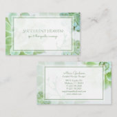 Moderne Visitekaartjes botanische (Voorkant / Achterkant)