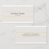 Moderne Visitekaartjes Eenvoudige Sjabloon Gold St (Voorkant / Achterkant)