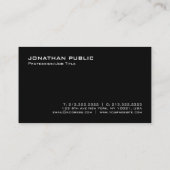 Moderne Visitekaartjes Elegant Monogram Trendy (Achterkant)