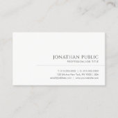 Moderne Visitekaartjes Elegant Professional (Voorkant)