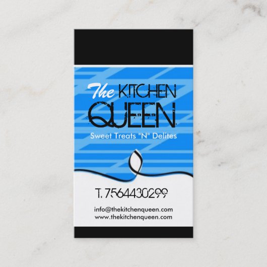 Moderne Visitekaartjes in bakkerijen (Voorkant)