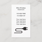 Moderne Visitekaartjes met dubbele zijden voor ele (Achterkant)