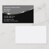 Moderne Visitekaartjes met glanzende accountant (Voorkant / Achterkant)