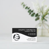 Moderne Visitekaartjes met wervelbedchiropractisch (Staand voorkant)