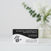 Moderne Visitekaartjes met wervelbedchiropractisch (Staand voorkant)