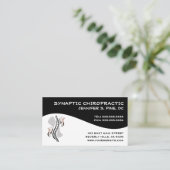 Moderne Visitekaartjes met wervelbedchiropractisch (Staand voorkant)