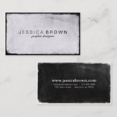 Moderne  Visitekaartjes met wit alkbord (Voorkant / Achterkant)