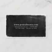 Moderne  Visitekaartjes met wit alkbord (Achterkant)