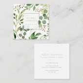 Moderne Visitekaartjes op het voorjaarsplein in Gr (Voorkant / Achterkant)