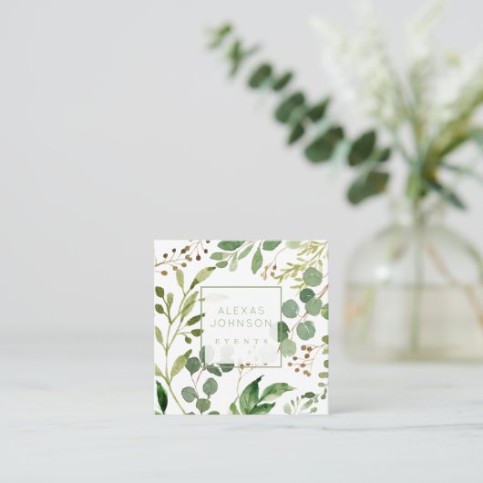 Moderne Visitekaartjes op het voorjaarsplein in Gr (Staand voorkant)