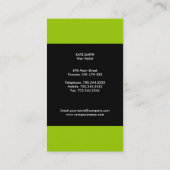 Moderne Visitekaartjes op monogram (Achterkant)