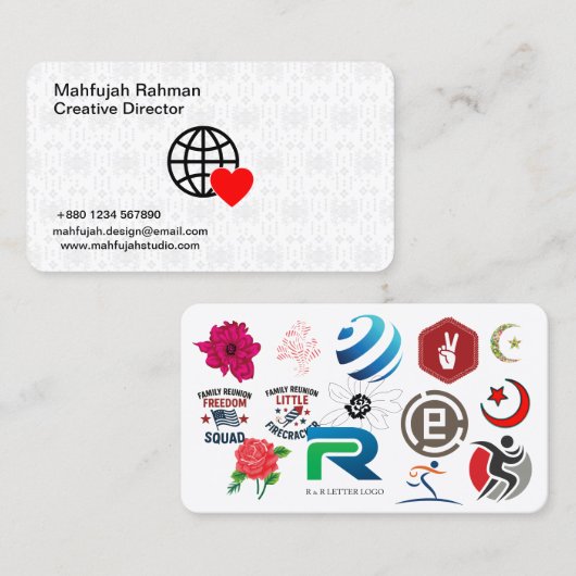 Moderne Visitekaartjes | Premium Creatieve Brandin (Voorkant / Achterkant)