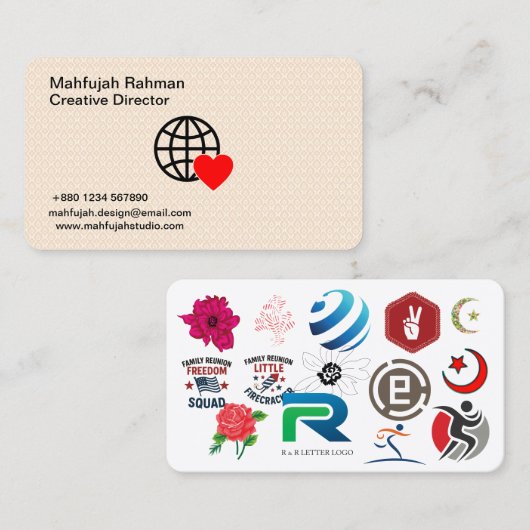 Moderne Visitekaartjes | Premium Creatieve Brandin (Voorkant / Achterkant)