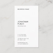 Moderne visitekaartjes Trendy Elegant Professional (Achterkant)