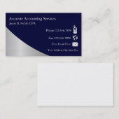 Moderne Visitekaartjes van accountants (Voorkant / Achterkant)