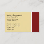 Moderne Visitekaartjes van accountants (Voorkant)