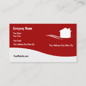 Moderne Visitekaartjes van onroerend goed (Voorkant)