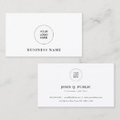 Moderne Visitekaartjes Voeg hier Bedrijf Logo toe (Voorkant / Achterkant)