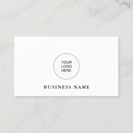 Moderne Visitekaartjes Voeg hier Bedrijf Logo toe (Voorkant)