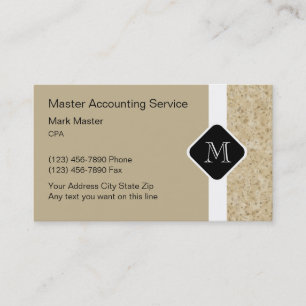 Moderne Visitekaartjes voor Accountants