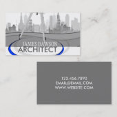 Moderne Visitekaartjes voor architectuurarchitectu (Voorkant / Achterkant)