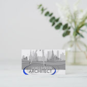 Moderne Visitekaartjes voor architectuurarchitectu (Staand voorkant)