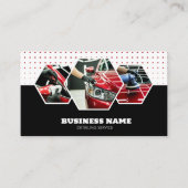 Moderne Visitekaartjes voor Auto Detailing Contactkaartje (Voorkant)