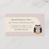 Moderne Visitekaartjes voor dagzorg (Achterkant)