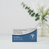 Moderne Visitekaartjes voor de aanwijzing van tand (Staand voorkant)