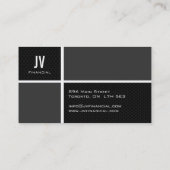 Moderne Visitekaartjes voor financiële planning (Achterkant)