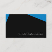 Moderne Visitekaartjes voor fotograaf (Achterkant)