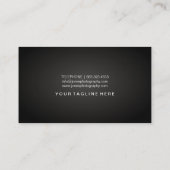 Moderne Visitekaartjes voor fotograaf (Achterkant)