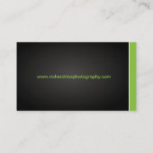 Moderne Visitekaartjes voor fotograaf 2 (Achterkant)