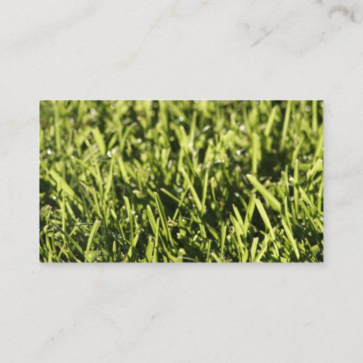 Moderne Visitekaartjes voor graszorg (Achterkant)