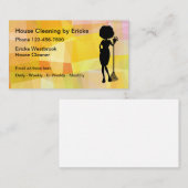 Moderne Visitekaartjes voor het schoonmaken van he (Voorkant / Achterkant)