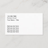 Moderne Visitekaartjes voor nautische diensten (Achterkant)