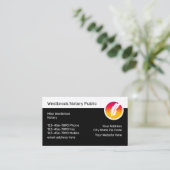 Moderne Visitekaartjes voor notionele overheidsdie (Staand voorkant)