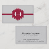 Moderne Visitekaartjes voor persoonlijke trainers (Voorkant / Achterkant)