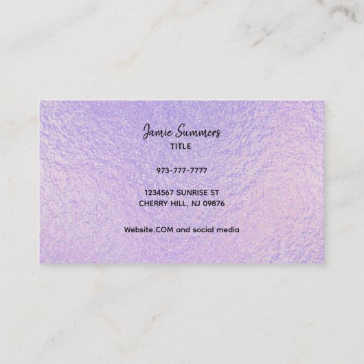 Moderne Visitekaartjes voor regenboogkinderen (Achterkant)