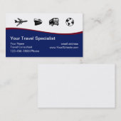 Moderne Visitekaartjes voor reisconsultants (Voorkant / Achterkant)