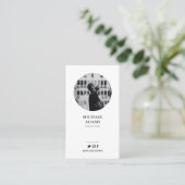 Moderne Visitekaartjes voor sociale foto's (Staand voorkant)