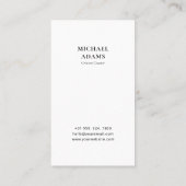 Moderne Visitekaartjes voor sociale foto's (Achterkant)