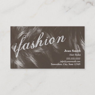 Moderne Visitekaartjes voor Stijlvolle Script-haar