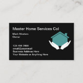 Moderne Visitekaartjes voor thuisservices (Voorkant)