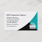 Moderne Visitekaartjes voor uitzendbureaus (Voorkant)