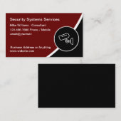 Moderne Visitekaartjes voor veiligheidsbewaking (Voorkant / Achterkant)
